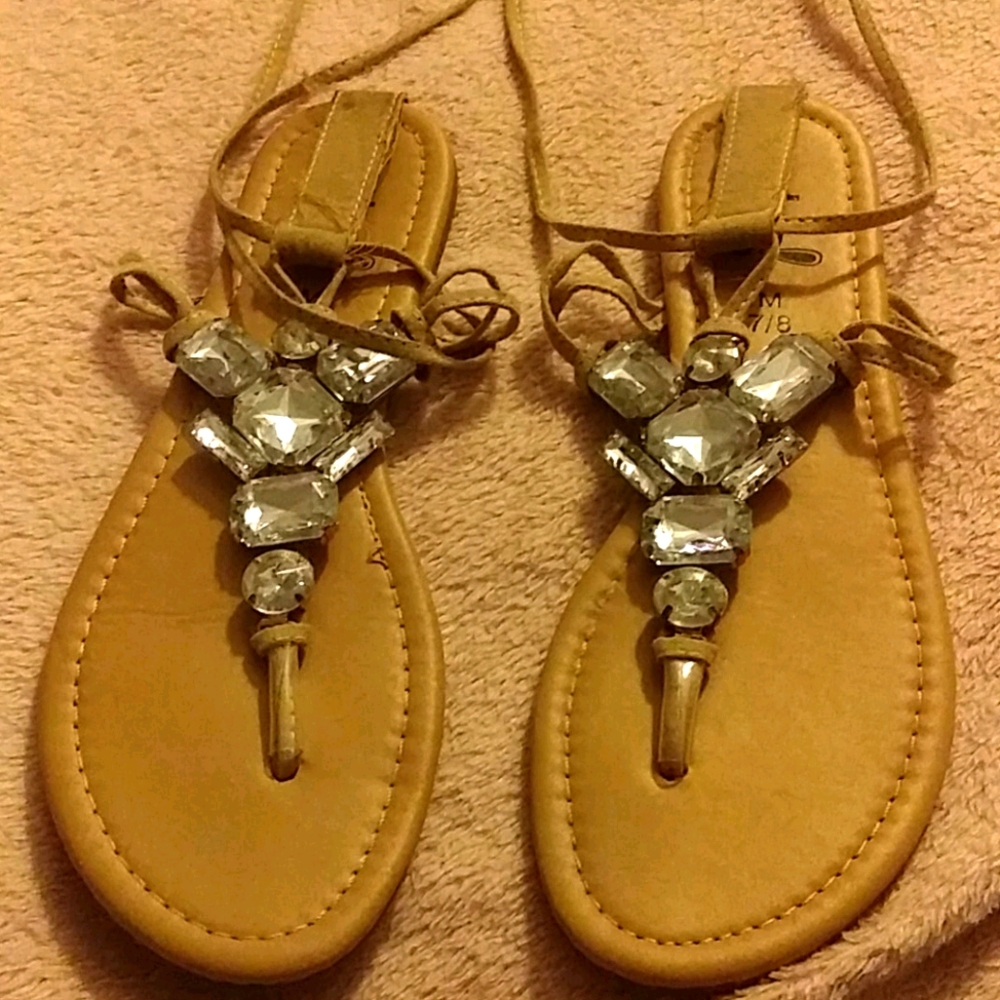 Jeweled sandles
